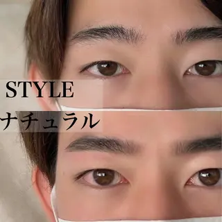 メンズ アイブロウ MAASAN ¨̮ᵧₒₖₒₕₐₘₐのマツエク・マツパデザイン