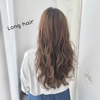 ロング ヘアアレンジ 🍑もも 🍑のヘアスタイル