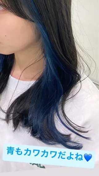 カラー 💖ブリーチなし透明 感💖ASAHIのヘアスタイル