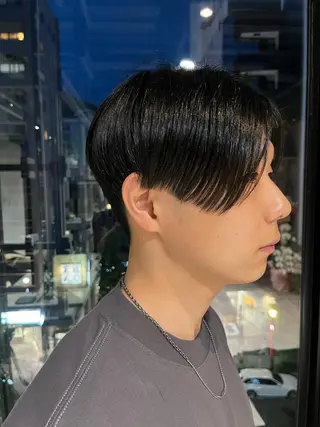ショート メンズ うる艶カラー/恵比寿 ベージュ/丸山陽平のヘアスタイル