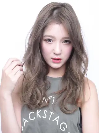 ロング ヘアアレンジ 韓国風くびれヘア/ 小顔レイヤー🧿小林のヘアスタイル