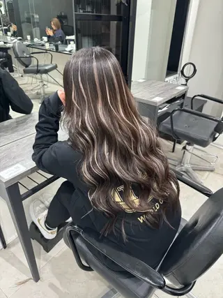 ロング カラー 黒木 大武のヘアスタイル