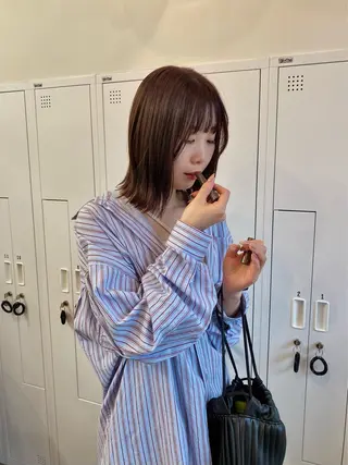 ミディアム サトウ リョウのヘアスタイル