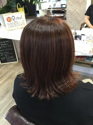 ミディアム カラー 今井 里美のヘアスタイル