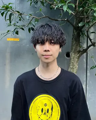 ショート パーマ 宮崎 恵多のヘアスタイル