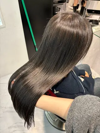 ロング カラー 表参道♡暗髪♡ 艶カラー♡アユミのヘアスタイル