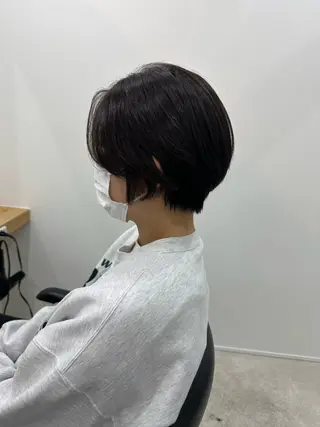 ショート カラー レイヤー/ナチュラル 💐nao.のヘアスタイル