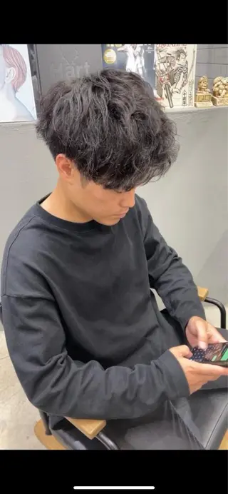 パーマ メンズ メンズ専門サロン wokeのヘアスタイル
