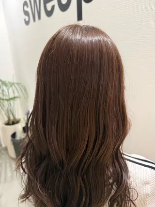 セミロング カラー カ ズ サ ✴︎のヘアスタイル