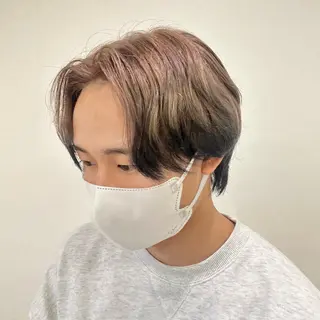 カラー メンズ 韓国メンズ特化 パーマSatskiのヘアスタイル