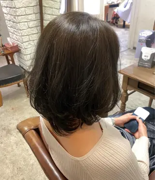 ミディアム カラー 心斎橋美容室 ARCHEあやかのヘアスタイル