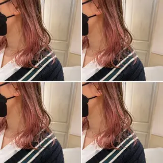 セミロング カラー 髪質改善/艶カラー ✝️SAKURAのヘアスタイル