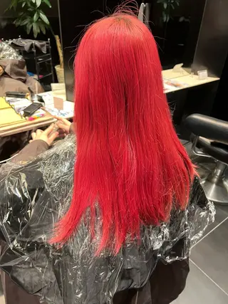 ロング カラー 5月予約解放しまし たイルミナ公認荒井のヘアスタイル