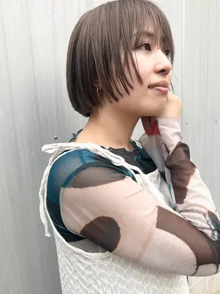 ショート カラー 🌿ショート🌿 パーマ🌿淳平のヘアスタイル
