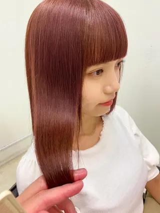 ミディアム カラー 似合わせ専門美容師 なかじまのヘアスタイル