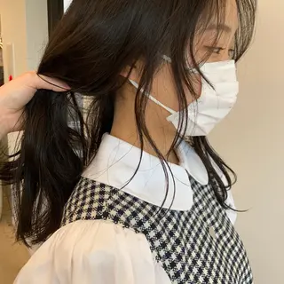 ロング 鈴木 まりやのヘアスタイル