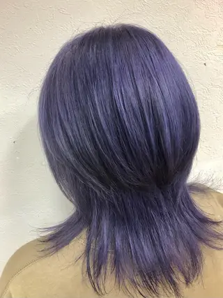 カラー ダブルスキルエクステ /羽エクステ白石宇由のヘアスタイル