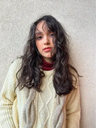 ロング パーマ 小山内 一馬のヘアスタイル