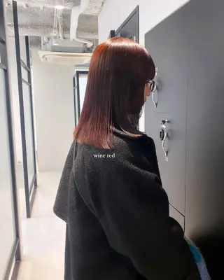ミディアム カラー マンツーマン半個室 tamuraのヘアスタイル