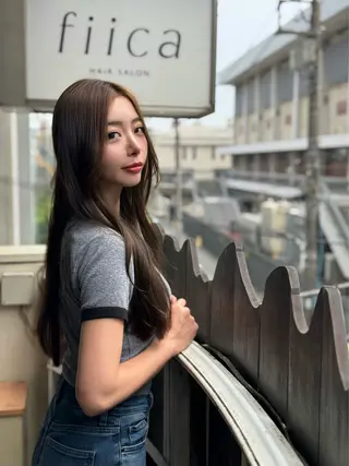 ロング 髪質改善✨艶髪✨ レイヤーカット 田畑のヘアスタイル
