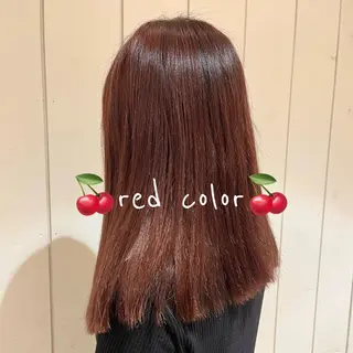 セミロング ★韓国トレンドカット ★むなかたももかのヘアスタイル