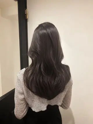 ロング カラー 🫧ナオ🫧 /韓国 ヘア/ マンツーマンのヘアスタイル
