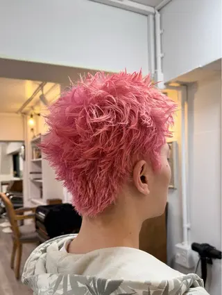 ショート カラー メンズ メンズ/スパイキー ショート/isseyのヘアスタイル