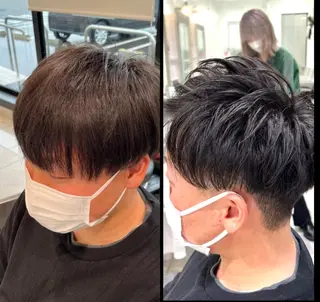 ショート パーマ メンズ 🥇メンズ特化 伊東輝のヘアスタイル