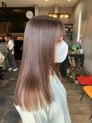 セミロング yoshihara yuukiのヘアスタイル