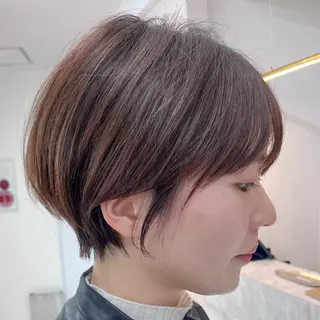 ショート カラー 岡安優太 顔まわり似合せが得意のヘアスタイル