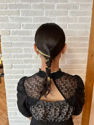 セミロング ヘアアレンジ Topstylist YUKIのヘアスタイル