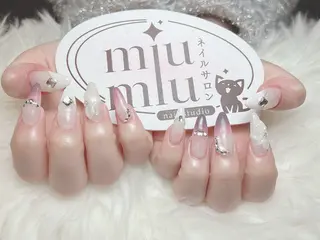 ロング yu naのネイルデザイン