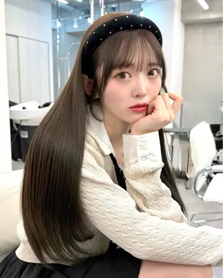 ロング カラー Celan 表参道所属・ゆうさ │ 美髪矯正 ボブ ショートのヘアスタイル