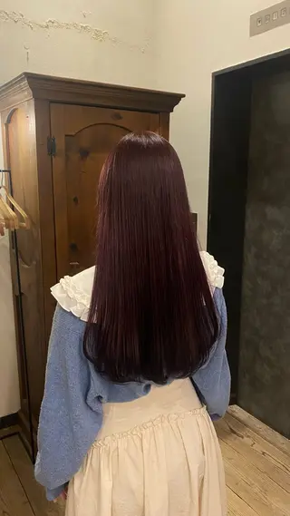 ロング カラー 透明感カラー 🦙なりたりみのヘアスタイル