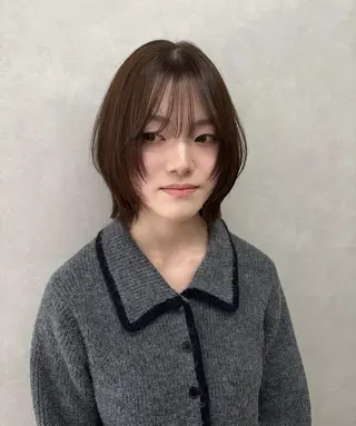 ショート カラー ROW 札幌のヘアスタイル