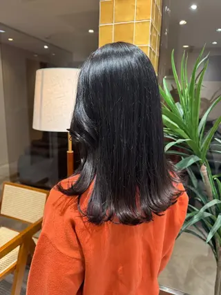 ミディアム 透明感のあるモテ艶髪 🫧AYAKAのヘアスタイル