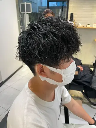 ショート パーマ ヘアアレンジ メンズ 🔥メンズ特化🔥 木村 祐太のヘアスタイル