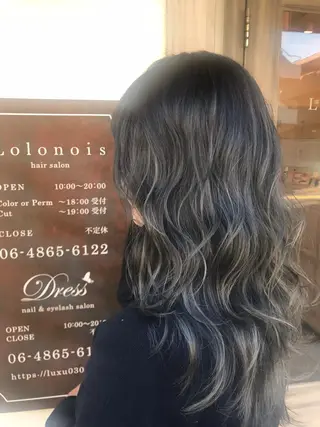 セミロング カラー パーマ ヘアアレンジ キッズ ネイル マツエク・マツパ 韓国♡ハイライト ♡YURIのヘアスタイル