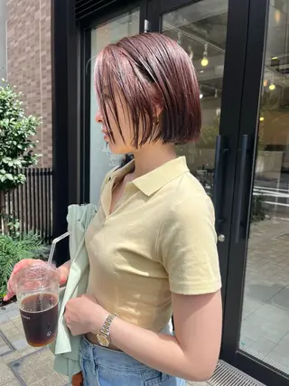 ショート カラー eri kinjoのヘアスタイル