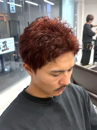カラー パーマ メンズ ブリーチ/パーマ特化 / Miyuki🎨のヘアスタイル