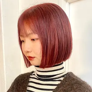 ミディアム カラー 🍒中川葵久美🍒 レイヤー/メンズのヘアスタイル