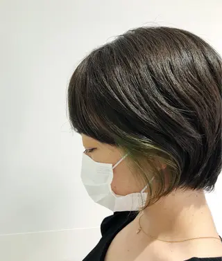 ショート カラー 髪質改善/顔まわり 石原のヘアスタイル