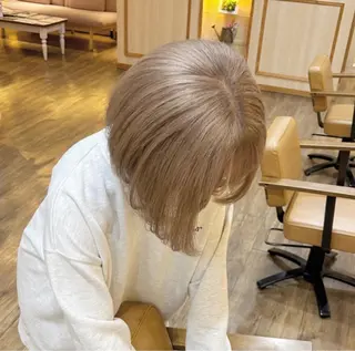 カラー 水戸/ベージュカラー 🍒RICO🍒のヘアスタイル