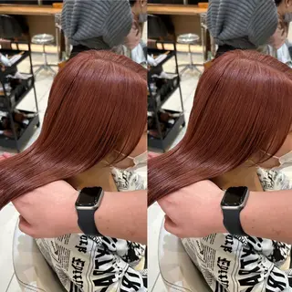 ミディアム バレイヤージュ ボブ🌈ナツヤのヘアスタイル