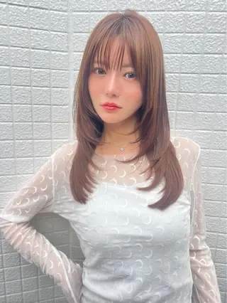 ロング 🏄MUSASHI カラー/レイヤー/のヘアスタイル