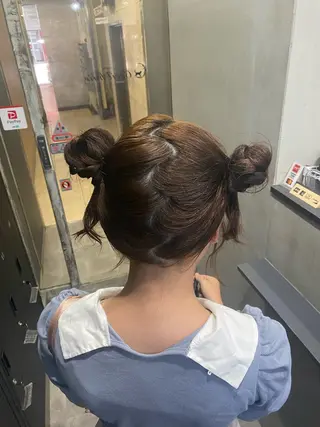 セミロング ヘアアレンジ yui/パーマ/ メンズカットのヘアスタイル