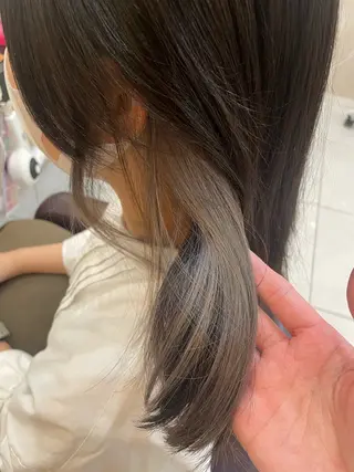 ミディアム カラー ヘアアレンジ リリー /Men's/パーマのヘアスタイル