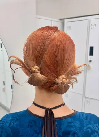 ミディアム ヘアアレンジ エクステ🫧アレンジ ￤横浜  ももはのヘアスタイル