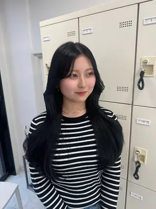 ロング カラー noa🎀美髪縮毛/ 透明感カラーのヘアスタイル