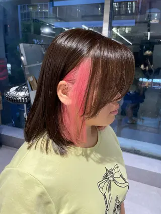 カラー 渡辺春衣 ☆カットモデル募集のヘアスタイル